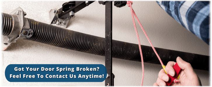 Broken Garage Door Spring Ormond Beach FL